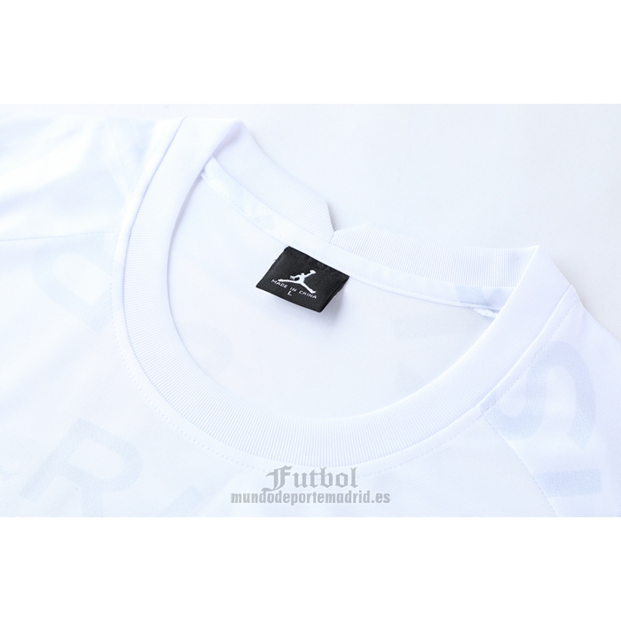 Chandal del Paris Saint-Germain Jordan Manga Corta 2021 Blanco